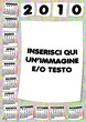 Calendario 2010 con festività italiane