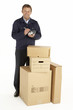 Courier Delivering Parcels