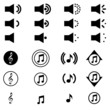 Music and media player button set - vector Music and media player button set - vector
