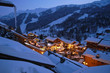 Luxe en montagne, un village sous la neige
