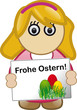 Vektor: frohe ostern frohe ostern