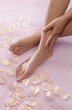 Woman rubbing her ankles 02