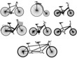 Image : bicycle vector illustrations