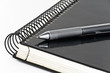 stationery, notepad and pen