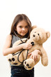 Girl with Teddy-bear Girl with Teddy-bear