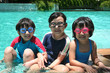 Photo: Kids in the pool Kids in the pool