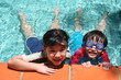 Photo: Kids in the pool Kids in the pool