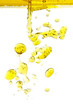 olive oil in water
