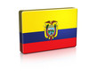 3D Ecuador Banner Flag