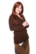 red haired woman