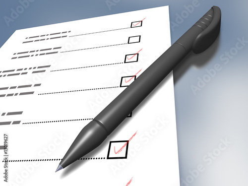 Illustration: check-list check-list