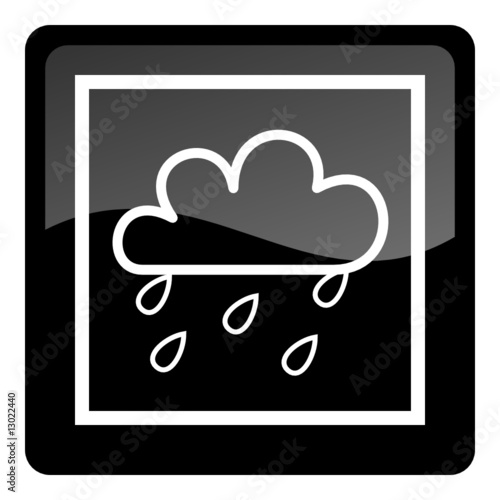 weather forecast icons. weather forecast icon - rainy