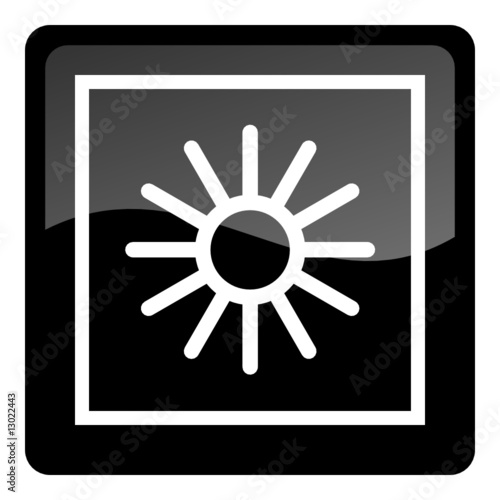 weather forecast icons. weather forecast icon - sunny