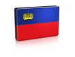 3D Liechtenstein Banner Flag