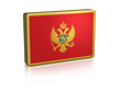 3D Montenegro Banner Flag