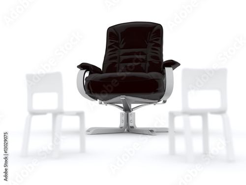 Illustration: Armchair and chairs Armchair and chairs