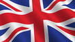 Flag of the United Kingdom - seamless loop