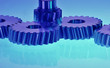 zahnraeder TECHNIK blau