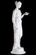 Classic white marble statue of Hebe, the goddess of youth Classic white marble statue of Hebe, the goddess of youth