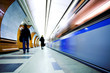 Train on underground station Train on underground station