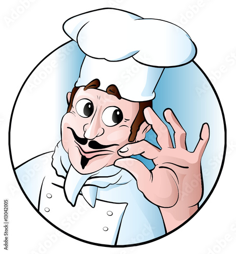 Vektor: Gourmetkoch Gourmetkoch