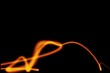 Glowing light streaks - digital animation Glowing light streaks - digital animation