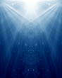 Stage with spotlight