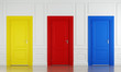 three color doors