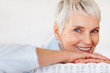 Photo: Closeup of a retired old woman with a lovely smile Closeup of a retired old woman with a lovely smile