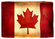 vintage flag of Canada