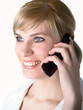 The girl with phone