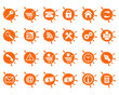 Icons for Internet and Website.