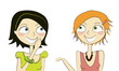 Copines qui discutent