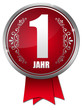 1 Jahr Jubiläum Button