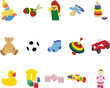 Iconset Kinderspielzeug bunt