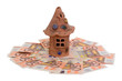 3 house and money