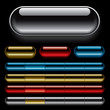 Aqua buttons and web navigation templates.