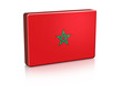 3D Morocco Banner Flag