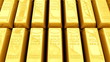 Gold bars moving top-down. Looped.