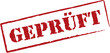 Stempel geprüft