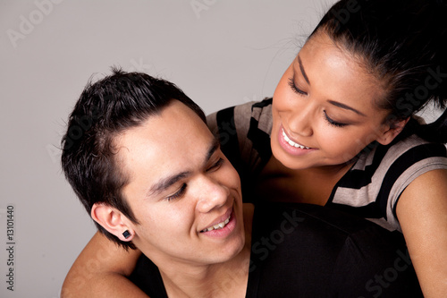 Photo: Checking out my Indonesian lover with a smile Checking out my Indonesian lover with a smile