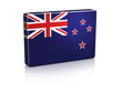 3D New Zealand Banner Flag