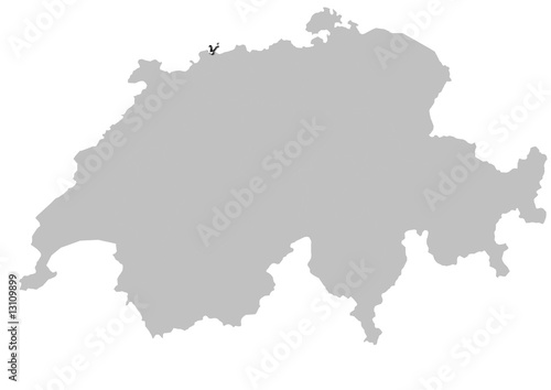 Kanton Basel Stadt auf Schweiz Kanton Basel Stadt auf Schweiz
