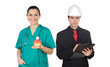 Couple of workers