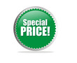 green vector special price button