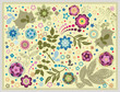 Floral vector background