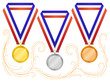 Medals-6 (isolated on white)