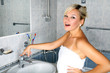 girl in bathroom