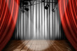 Stage Theater Stage With Spotlight Performance Lights Showing