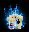 Illustration: blue fire blue fire